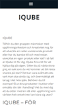 Mobile Screenshot of iqube.se