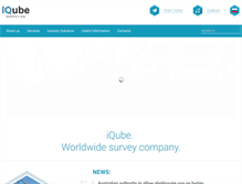 Tablet Screenshot of iqube.biz